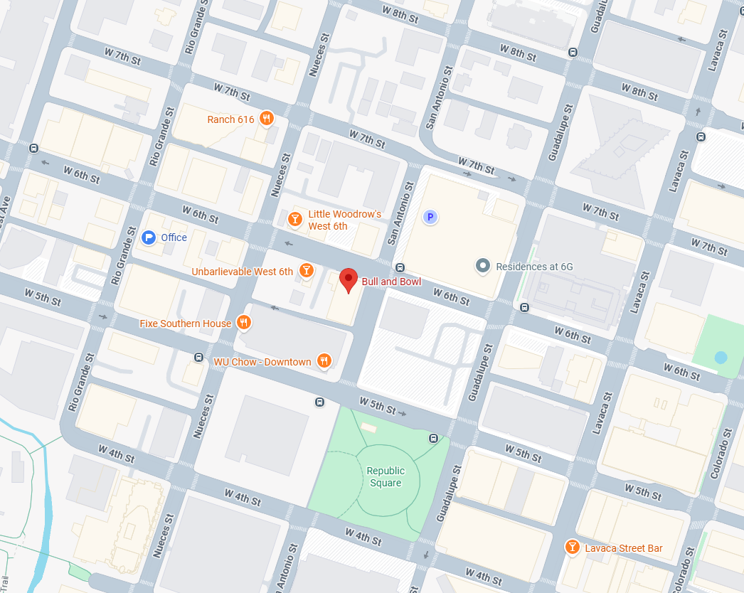 Bull & Bowl Location - Click for directions